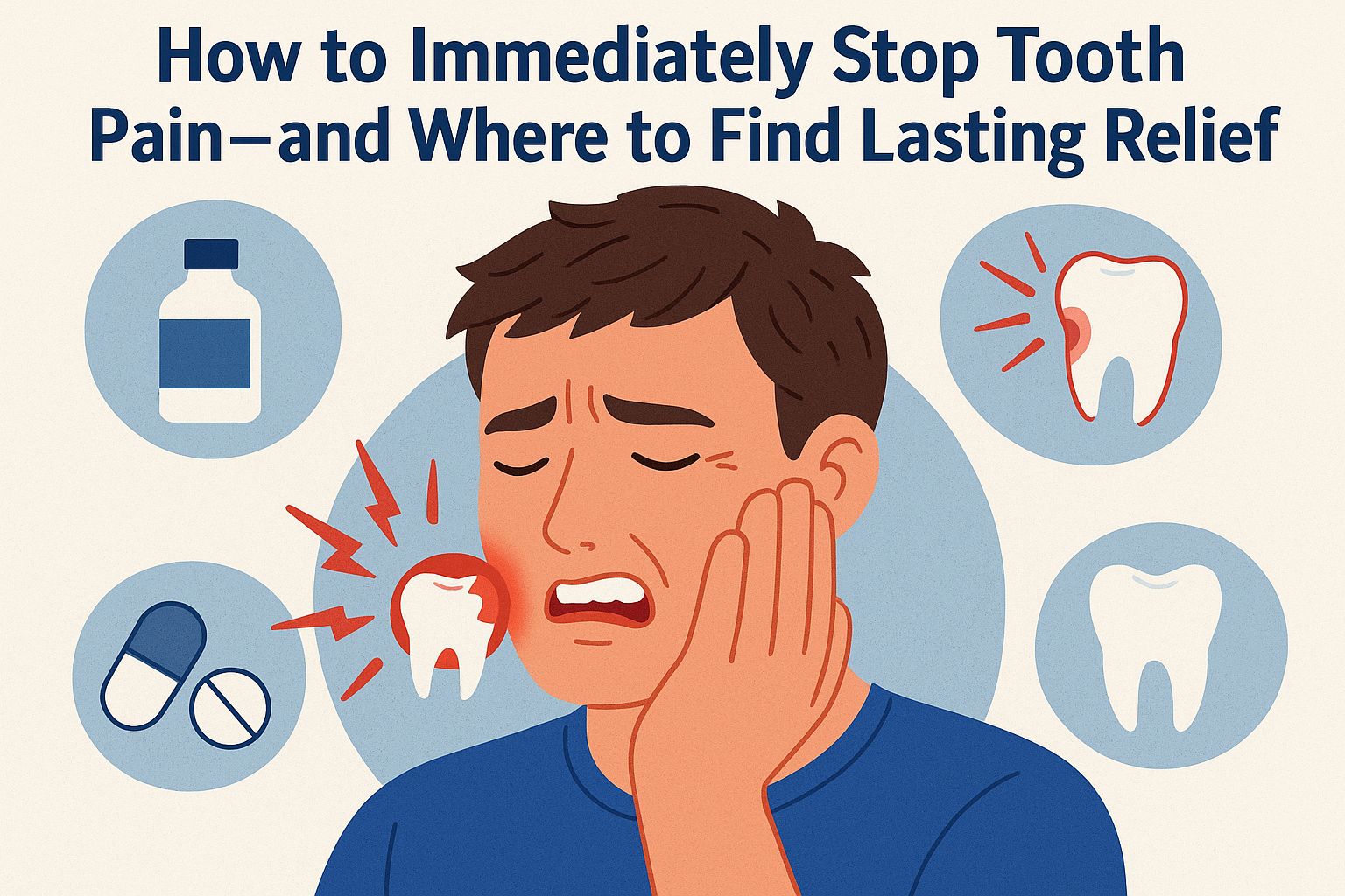 How to Immediately Stop Tooth Pain—and Where to Find Lasting Relief